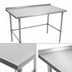 Thumbnail image #3 for John Boos Stallion 84-Inch x 24-Inch Stainless Steel Work Table with 1-1/2-Inch Rear Up-Turn