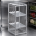 Thumbnail image #3 for Stainless Steel End-Load Reach-In Bun Pan Rack with Wire Slides, 29 Pan Capacity