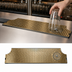 Thumbnail image #3 for Micro Matic 46-Inch Surface-Mount Stainless Steel Drip Tray Trough with Integral Glass Rinser
