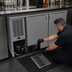 Thumbnail image #3 for Glastender C1FL52 Low Profile Two-Section Front-Serviced Back Bar Cooler, 52 Inch Wide, Self-Contained Refrigeration
