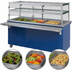 Thumbnail image #3 for Dinex Reflections 50-Inch 3-Pan Ice Cooled Mobile Cold Food Unit