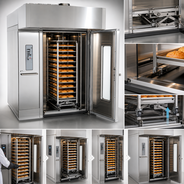 Product image #3 for Baxter Energy-Efficient Rotating Double-Rack Gas Oven with Programmable Digital Controls