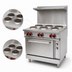 Thumbnail image #3 for Castle 36-Inch Electric Restaurant Range with 6 Hotplates and Standard Oven, 208V/3-Phase