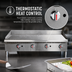 Thumbnail image #3 for Serv-Ware 48-Inch Thermostatic Natural Gas Griddle