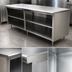 Thumbnail image #3 for Advance Tabco Special Value Series 120-Inch x 24-Inch Flat Top Open Base Stainless Steel Work Table with Mid-Shelf