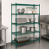 Thumbnail image #3 for Eagle Group Valu-Gard Quad-Adjust 4-Tier Stationary Wire Shelving Starter Unit, 36