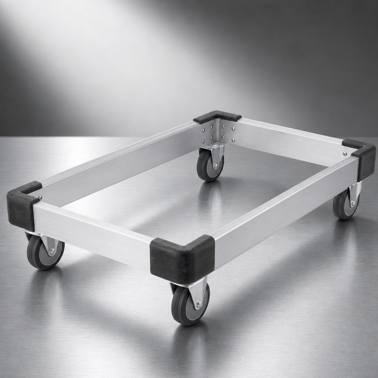 Product image #3 for Metro 36 x 24 Inch Aluminum Truck Dolly Frame with Wraparound Bumper