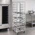 Thumbnail image #3 for Channel Manufacturing Single Section Heavy-Duty Aluminum End-Loading Bun Pan Oven Rack, 30-Pan Capacity