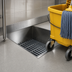 Thumbnail image #3 for Advance Tabco Flush-With-Floor Recessed Mop Sink with Fiberglass Grating, 33-3/8 x 24 x 10-Inch Bowl