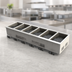 Thumbnail image #3 for Vollrath FC-6IH-06208 Six-Well Induction Dry Hot Food Well Drop-In, 208-240V