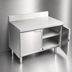 Thumbnail image #3 for La Rosa 18 Inch Wide x 28 Inch Deep 304 Stainless Steel Utility Stand with Hinged Door Cabinet Base