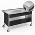 Thumbnail image #3 for Atlas Metal CAU-3 50-Inch Mobile Modular Beverage Serving Counter with Stainless Steel Top and Urn Drain