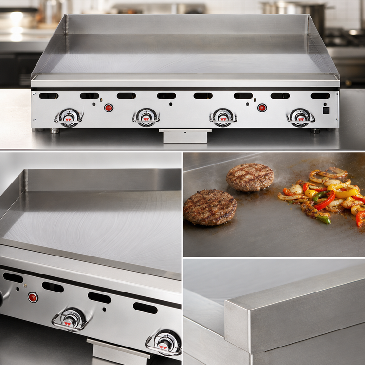 Product image #3 for Vulcan 24-Inch Countertop Gas Heavy Duty Griddle with 24 x 24-Inch Polished Steel Cooking Surface