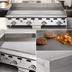 Thumbnail image #3 for Vulcan 24-Inch Countertop Gas Heavy Duty Griddle with 24 x 24-Inch Polished Steel Cooking Surface