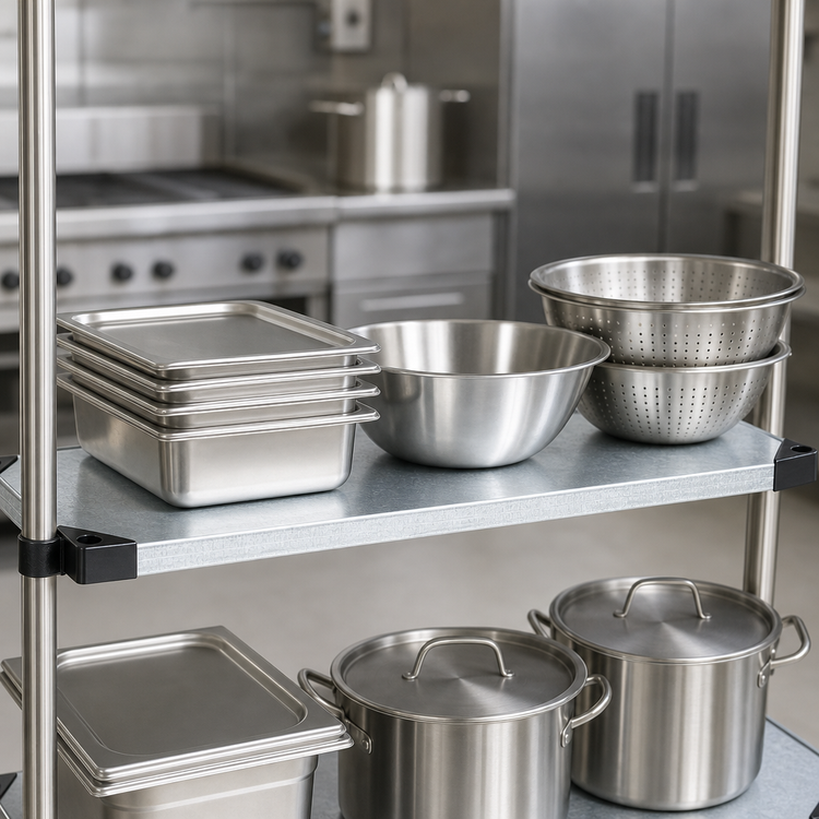 Product image #3 for Quantum 42-Inch x 24-Inch Solid Shelf, 18-Gauge Galvanized Steel