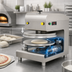 Thumbnail image #4 for DoughXpress DXE-SS-120 Automatic 18-Inch Heated Upper Platen Pizza Dough Press, 120V