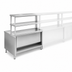 Thumbnail image #3 for Randell Modular Chef Service Counter Left Section, 62.5-Inch, with Plate Storage Cabinet and Double Overshelf