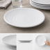 Thumbnail image #4 for American Metalcraft Marra Collection 11 1/8-Inch Cloud Melamine Round Plate