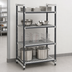 Thumbnail image #3 for Cambro Camshelving Elements XTRA 4-Tier Stationary Starter Unit, 18 x 36 x 64 Inches, Vented, Speckled Gray