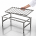 Thumbnail image #3 for Metro Super Erecta Stainless Steel Dunnage Rack with Lift-Off Mat, 36 x 24 x 14-1/2 Inch, 1600 lb. Capacity