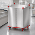 Thumbnail image #3 for Carter-Hoffmann Performance 16-Tray Stainless Steel Patient Tray Cart