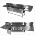 Thumbnail image #3 for John Boos Pro-Bowl 3-Compartment Sink with Left and Right Drainboards, 16