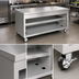 Thumbnail image #3 for Thurmaduke TST-74SS 74-Inch Solid Top Mobile Utility Counter