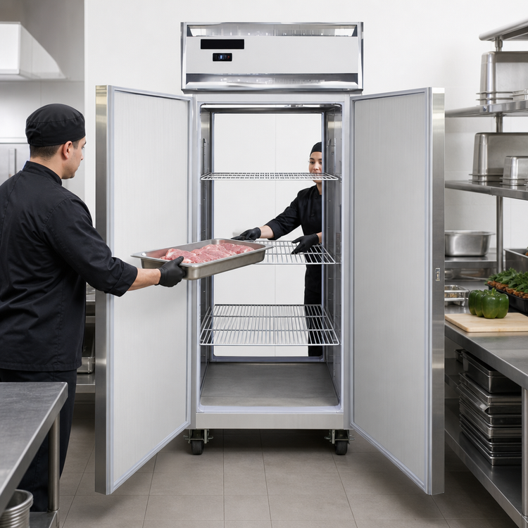 Product image #3 for Continental Refrigerator 1FXNSSPT One-Section Extra-Wide Pass-Thru Freezer