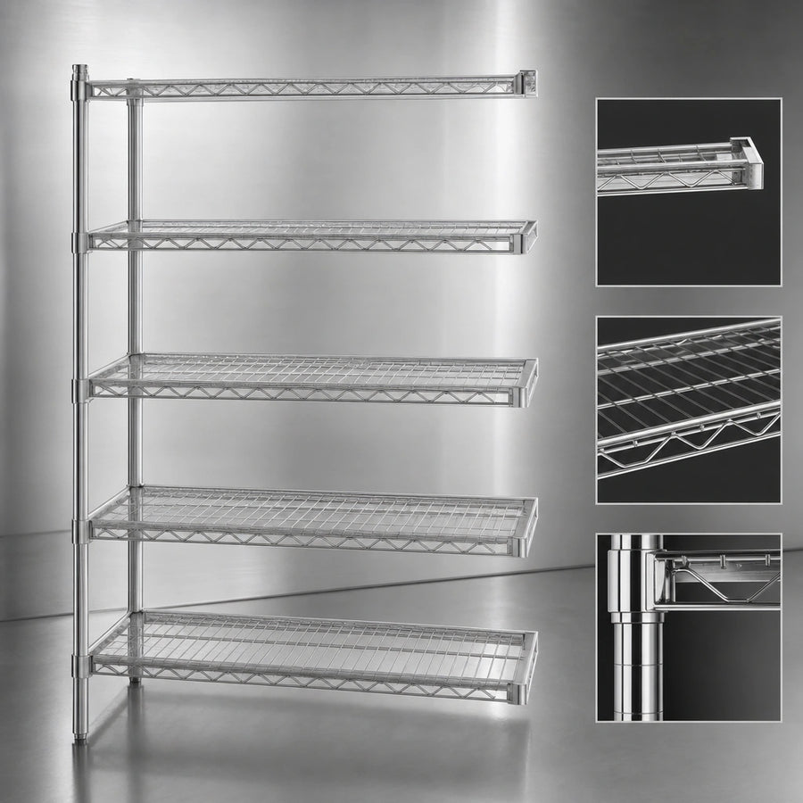 Patented QuadTruss® Wire Shelves