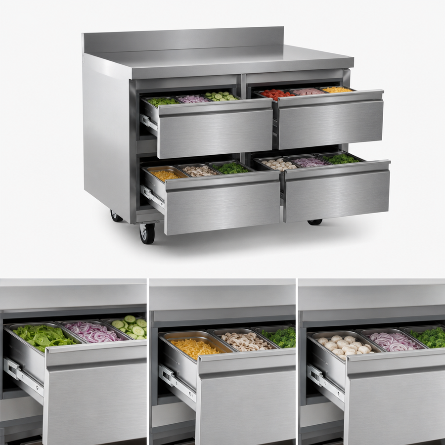 Four Drawer Storage
