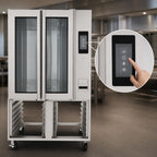 Thumbnail image #4 for Baxter Manufacturing OV320E Mini Electric Rotating Rack Oven, 8-Pan Capacity, Touchscreen Controls, Self-Contained Steam
