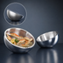 Thumbnail image #3 for American Metalcraft AB6 Angled Double-Wall Stainless Steel Serving Bowl, 23 oz., 6-Inch
