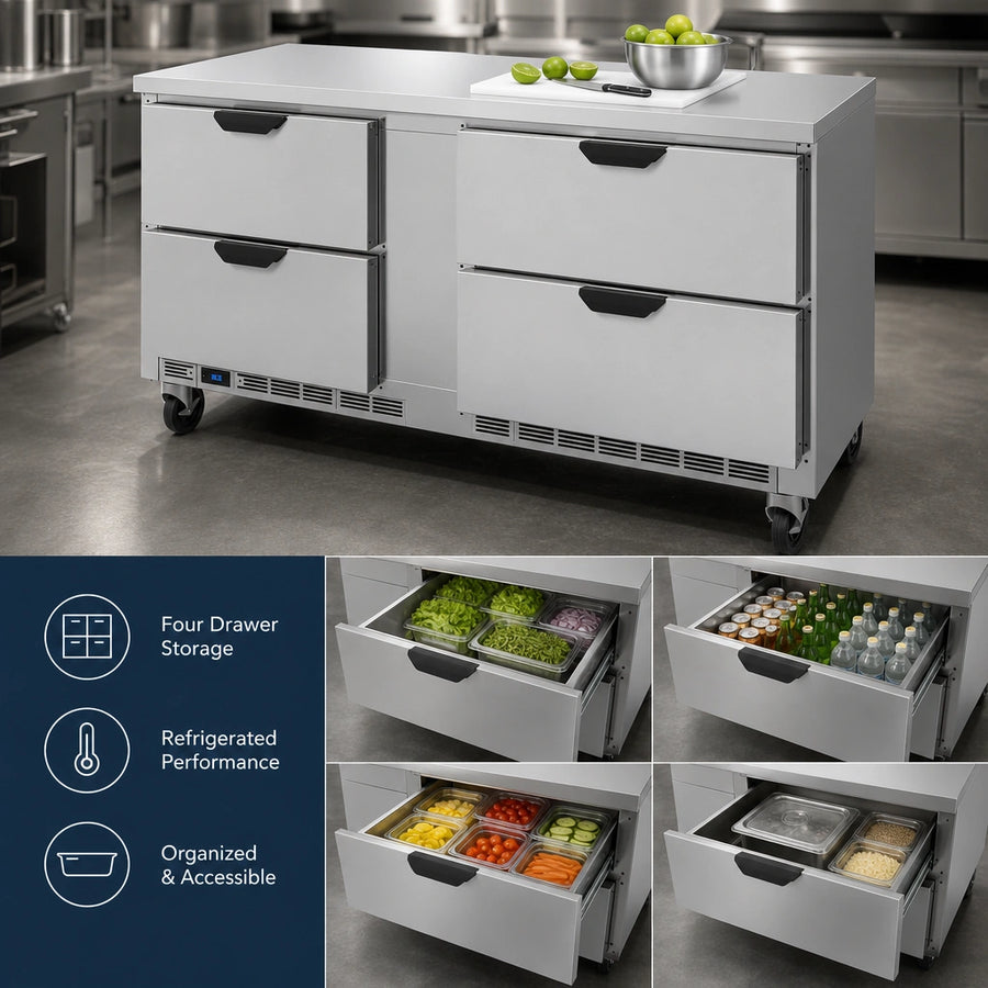 Four Drawer Storage