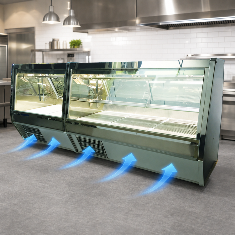 Product image #3 for Howard-McCray 40E Series 75-Inch Self-Contained Straight Glass Deli Meat & Cheese Service Case