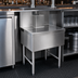 Thumbnail image #3 for Micro Matic 24-Inch x 24-Inch Underbar Beer Drainer with 304 Stainless Steel Construction and Adjustable Bullet Feet