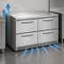 Thumbnail image #3 for Continental Refrigerator SWF48N-FB-D 48