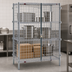 Thumbnail image #3 for Eagle Group QuadTruss Stationary Wire Security Cage with 2 Padlockable Doors, 51-1/4 x 33-1/4 x 67 Inches, Chrome-Plated