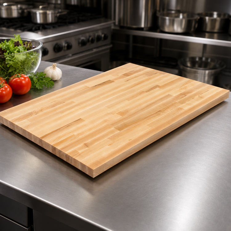 Product image #3 for Boos Block Blended Edge Grain Northern Hard Rock Maple Kitchen Countertop, 36 x 27 x 1-1/2 Inch, Penetrating Oil Finish