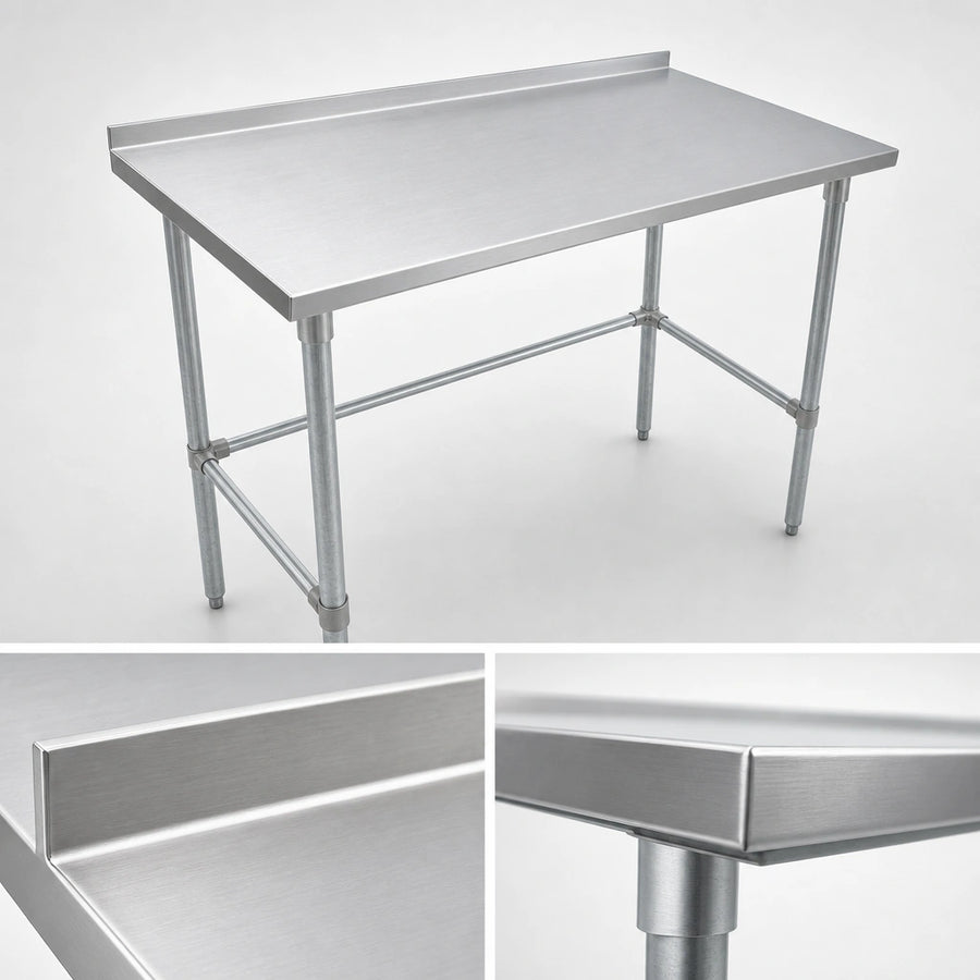 14-Gauge Stainless Steel Top
