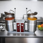 Thumbnail image #3 for Crown EC-10TW-2 Twin 10 Gallon Electric Countertop Tilting Kettle