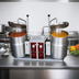 Thumbnail image #3 for Crown EC-10TW-2 Twin 10 Gallon Electric Countertop Tilting Kettle
