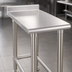 Thumbnail image #3 for Eagle Deluxe Series 15 Inch x 36 Inch 16-Gauge Stainless Steel Filler Table with Rear Upturn
