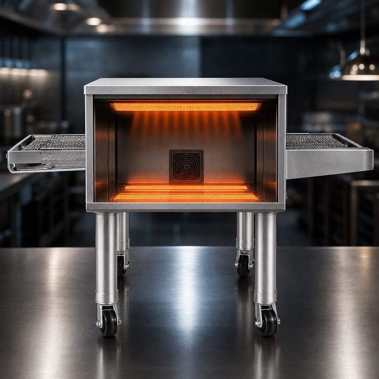 Product image #3 for Middleby Marshall CTX DZ33T-1 Countertop Infrared Conveyor Oven, Single Deck, 16-Inch Single Belt