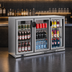 Thumbnail image #3 for BK Resources 53-Inch 3-Door Slimline Glass Door Back Bar Refrigerator