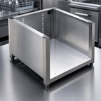 Thumbnail image #3 for Eurodib USA Lamber AC00005 Stainless Steel Undercounter Dishwasher Base/Equipment Stand, 23.75W x 23.75D x 22H Inches