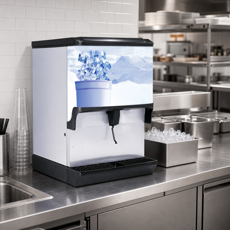 Product image #3 for Scotsman IOD250-1 Ice Only Countertop Ice Dispenser, 250 lb Storage Capacity, 115V