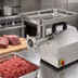 Thumbnail image #3 for BakeMax BMMG001 Heavy Duty Stainless Steel Countertop Meat Grinder, #12 Hub, 1 HP, 485 lb/hr
