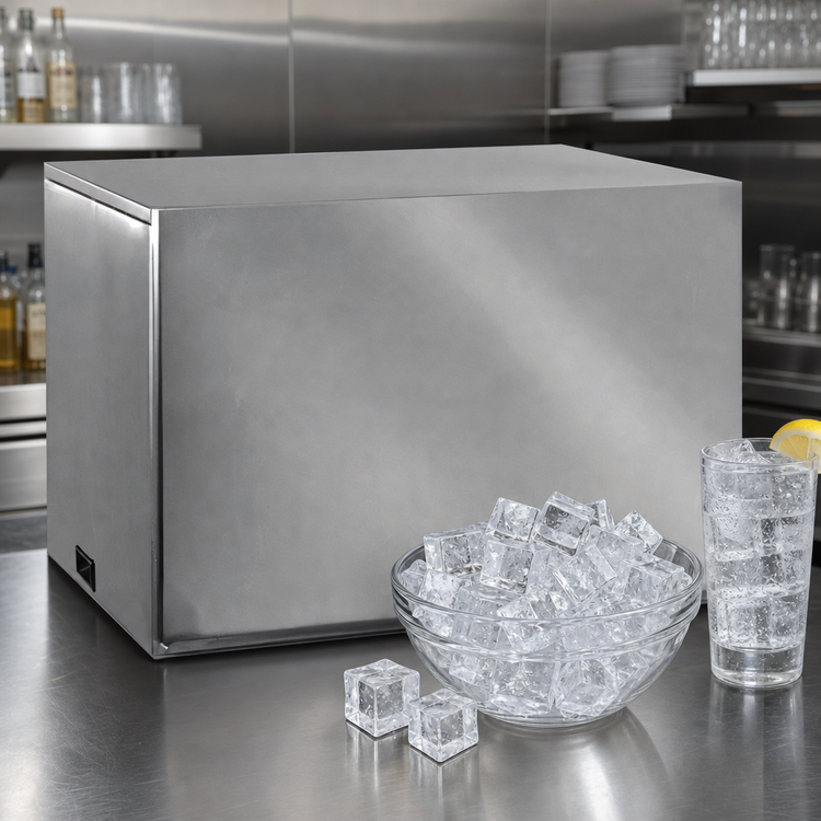 Product image #3 for Maxx Ice MIM1000 Modular Air-Cooled Full Dice Cube Ice Maker, 1000 lb./Day