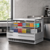 Thumbnail image #3 for Turbo Air 48-Inch Low-Profile Horizontal Open Display Merchandiser, 10.2 Cu. Ft., Self-Contained Refrigeration