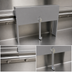 Thumbnail image #3 for 16-Inch Single Speed Rail Locking Cover, Stainless Steel